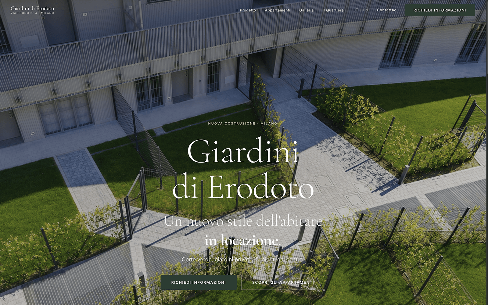 Giardini di Erodoto — hero del sito